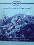 Book cover of Orders, Decorations and Medals - 17 & 18 September 1990 by Glendining's London